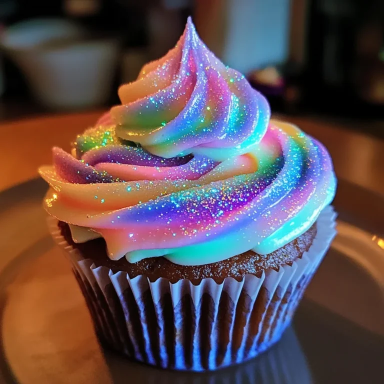 Enchanting Midnight Glow Cupcakes: A Fun Party Delight