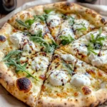 Irresistible White Sauce Pizza with Creamy Garlic Bliss