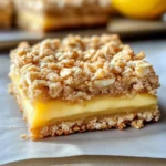 Lemon Oatmeal Crumble Bars
