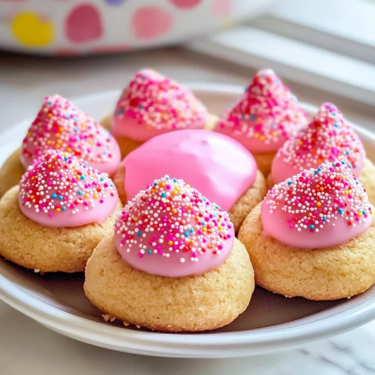 Strawberry Kiss Cookies
