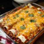 5 Ingredient Beef Enchiladas
