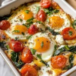 Baked Feta Eggs