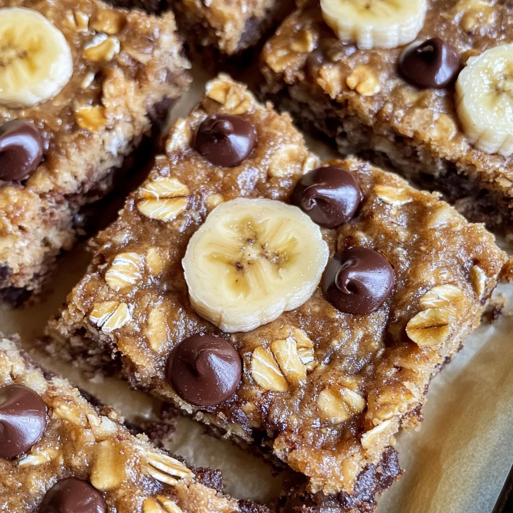 Banana Oatmeal Bars