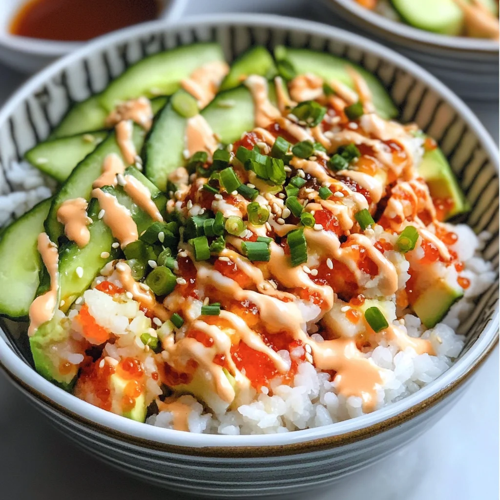 California Roll Sushi Bowls