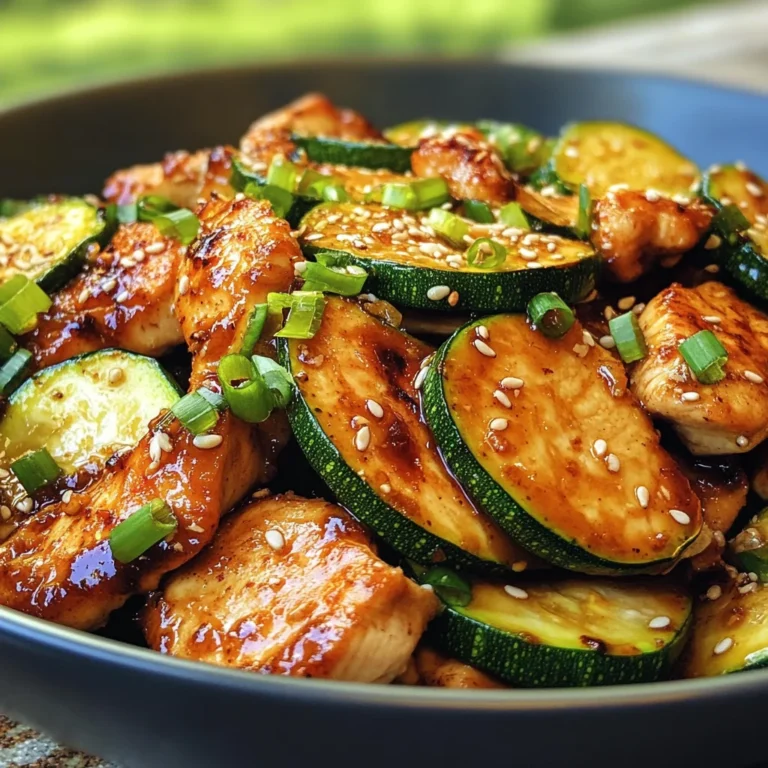 Chicken Zucchini Stir Fry