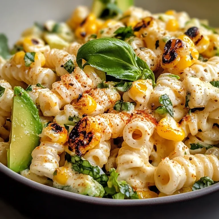 Creamy Street Corn Pasta Salad