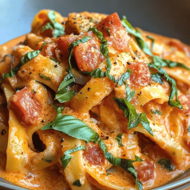 Creamy Tomato Garlic Pasta
