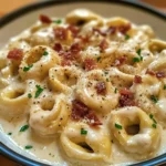 Creamy Tortellini Carbonara Recipe