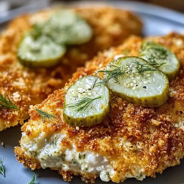 Crispy Dill Pickle Parmesan Chicken