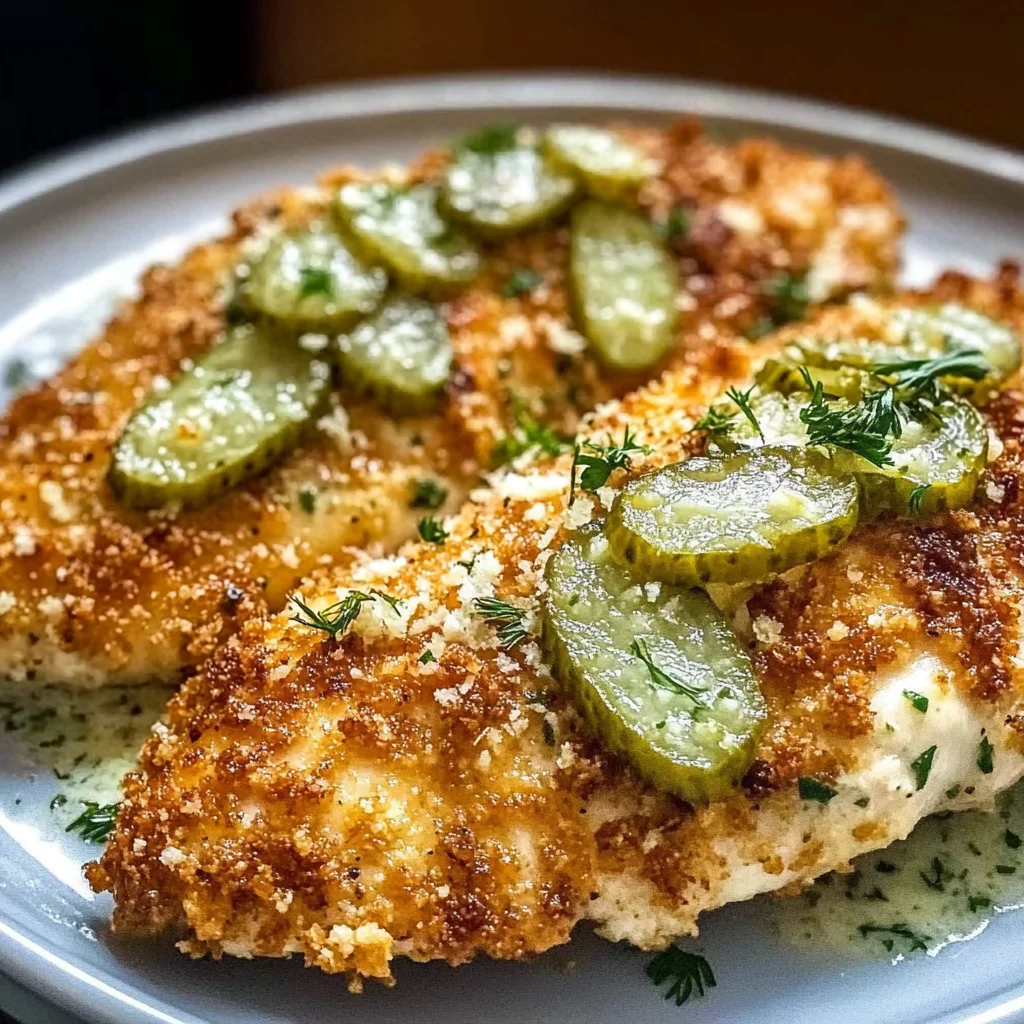 Crispy Dill Pickle Parmesan Chicken: An Amazing Ultimate Recipe