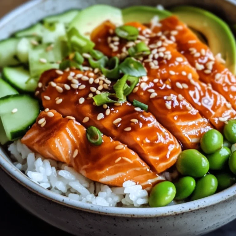 Crispy Salmon and Rice Bowl