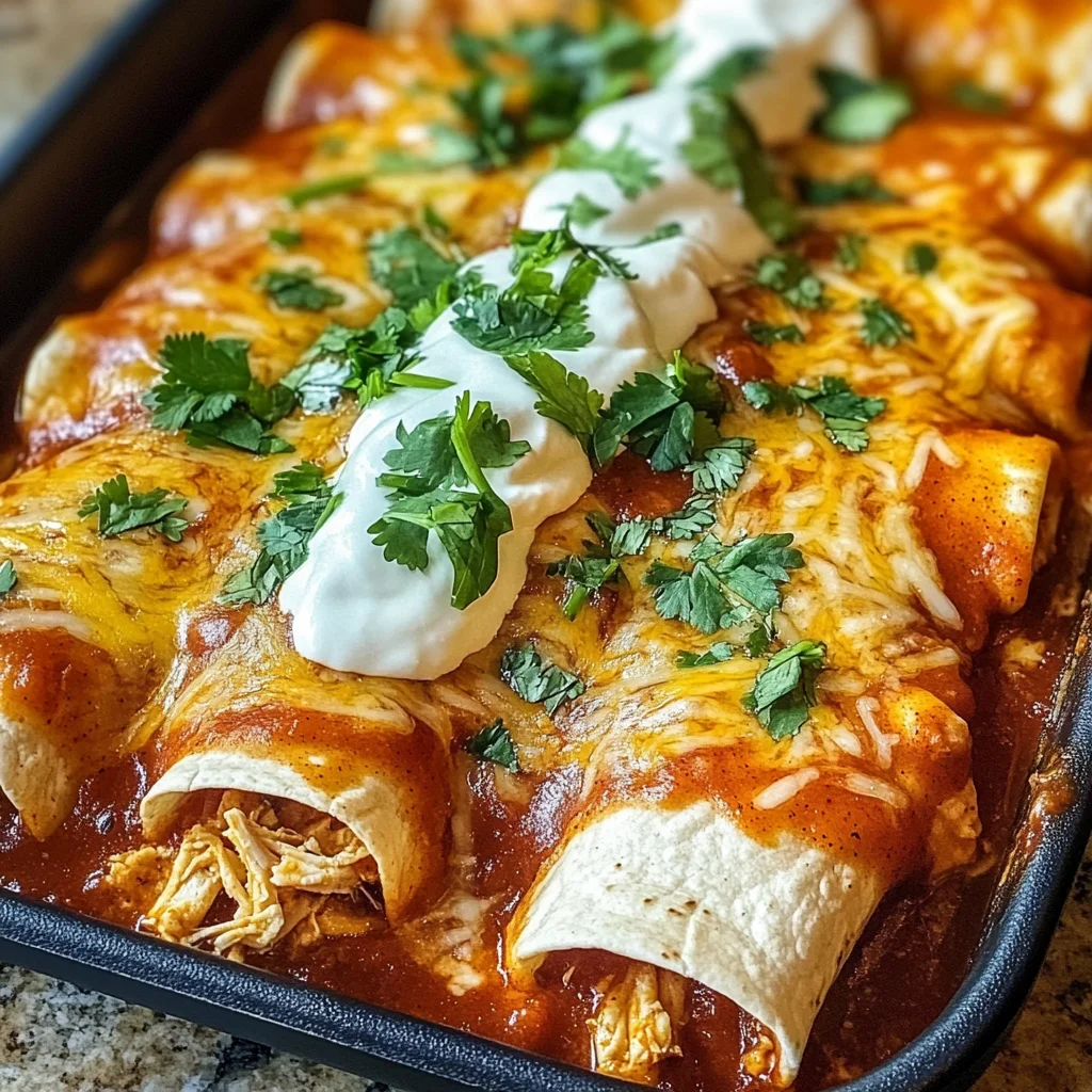 Delicious Chicken Enchiladas