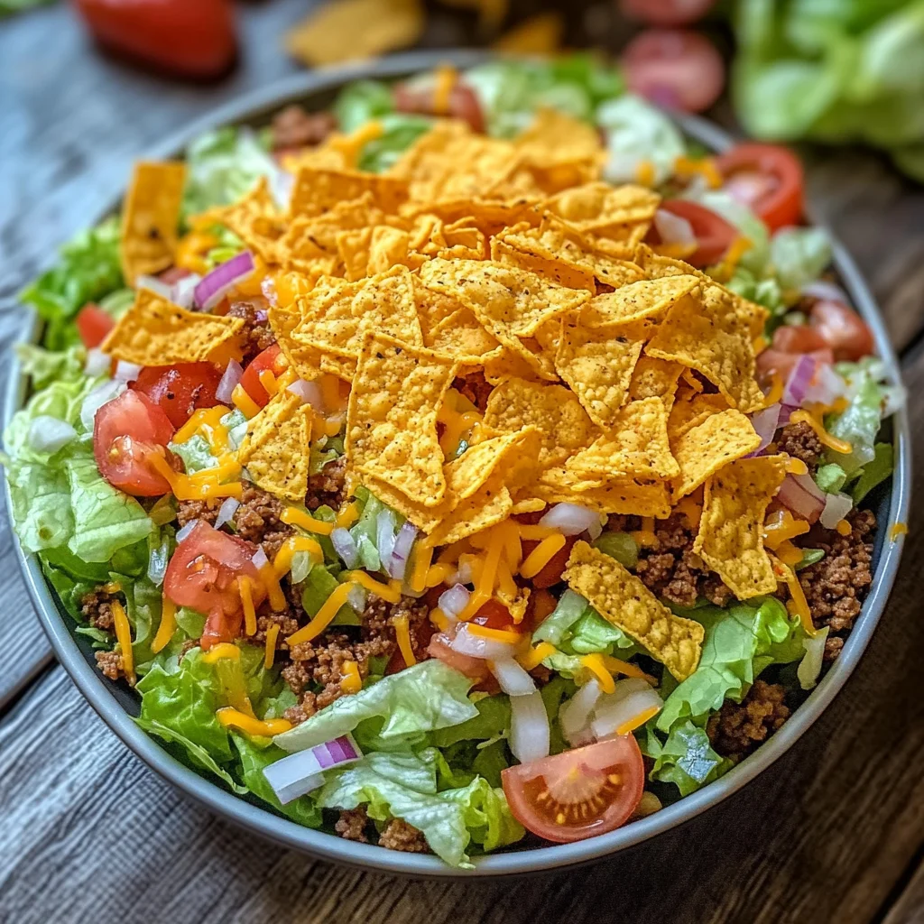 Easy Doritos Taco Salad