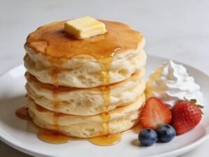 Fluffy Japanese Soufflé Pancakes