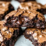 Fudgy Chewy Browkies (Brookies)