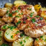 Garlic Parmesan Chicken and Potatoes (One-Pan Dinner)