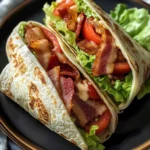 Gourmet BLT Wraps with Secret Sauce