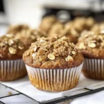 Healthy Banana Oatmeal Muffins
