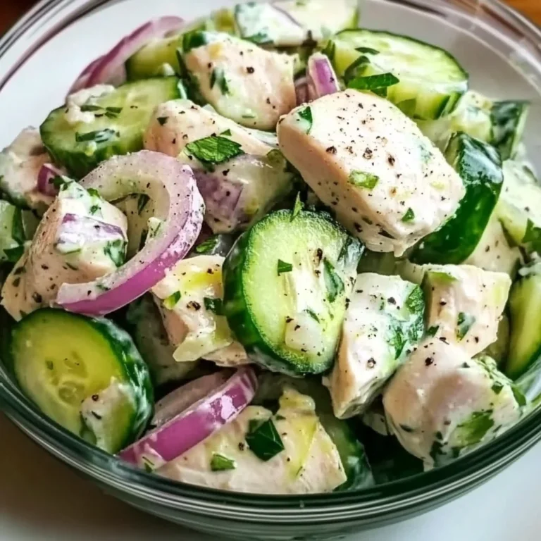 High Protein Cucumber Salad