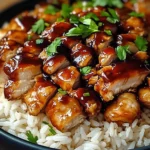 Honey BBQ Chicken Rice