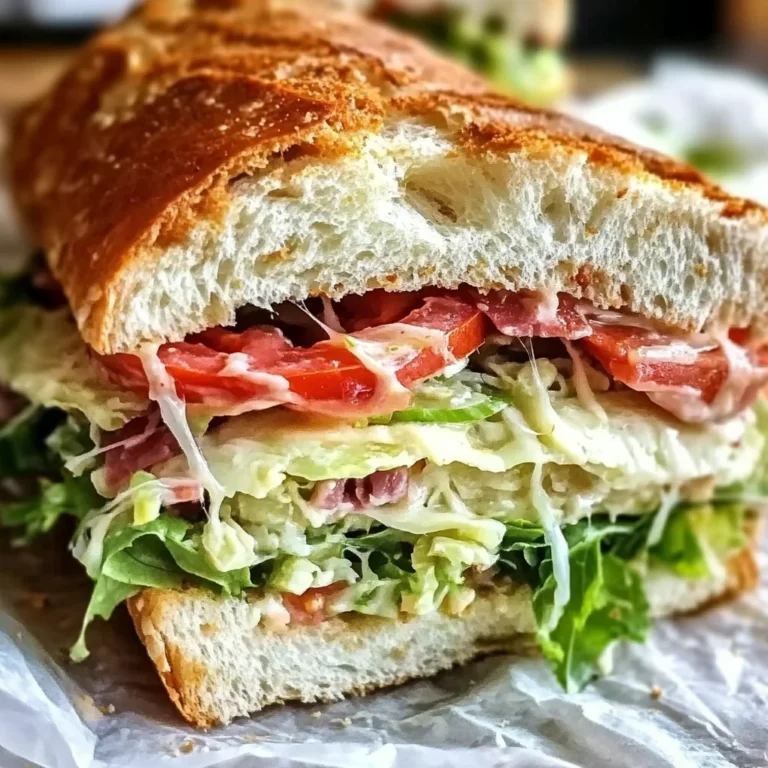 Italian Grinder Salad Sandwich (TikTok Viral Recipe)