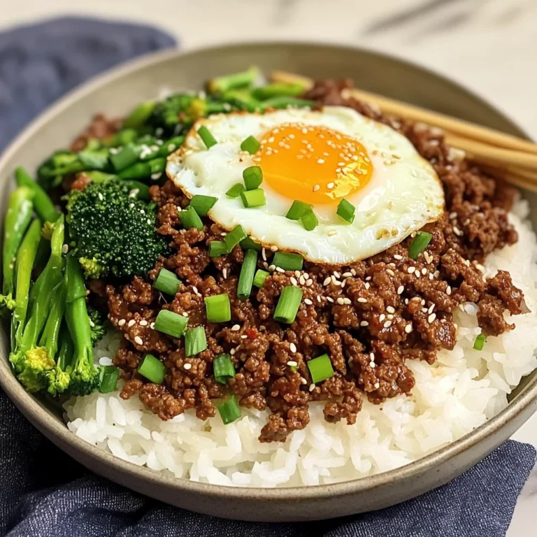 Korean Ground Beef Bowl (25-Minutes)