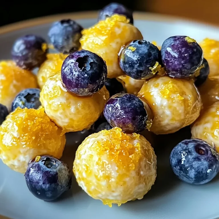 Lemon Blueberry Cottage Cheese Protein Bites You'll Love