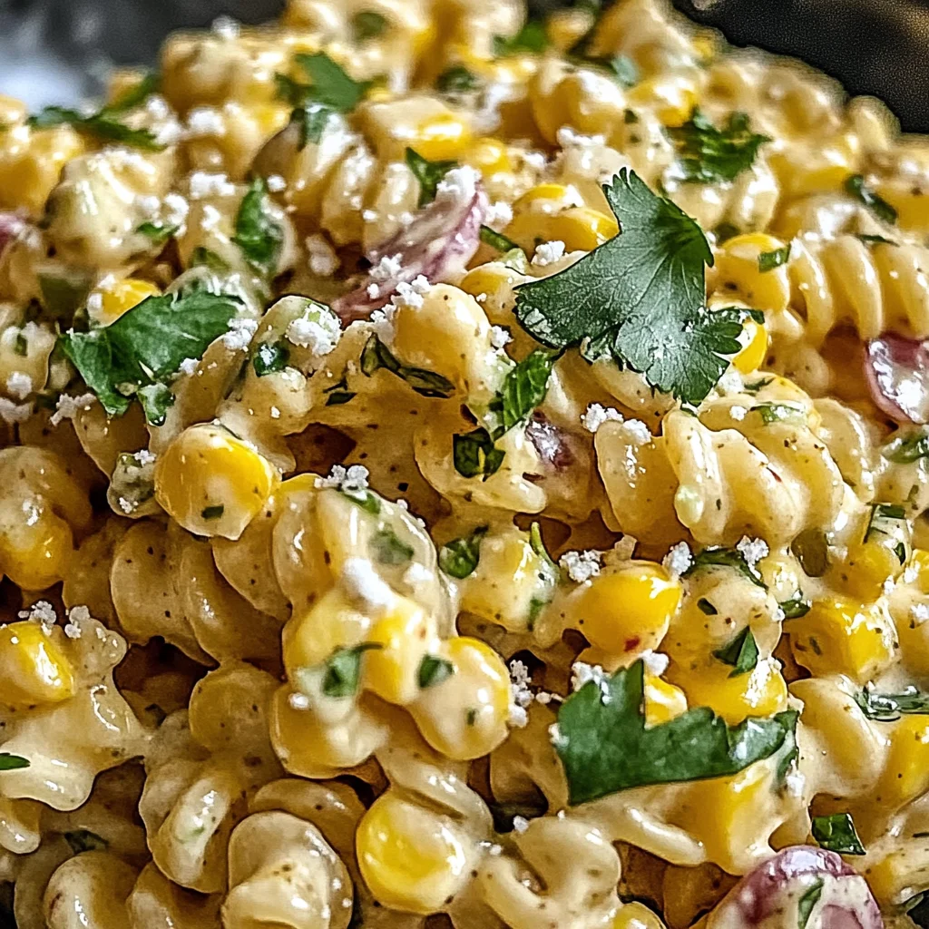 Mexican Street Corn Pasta Salad is a must-try dish!