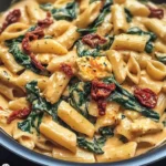 One-Pot Spinach Tomato Pasta