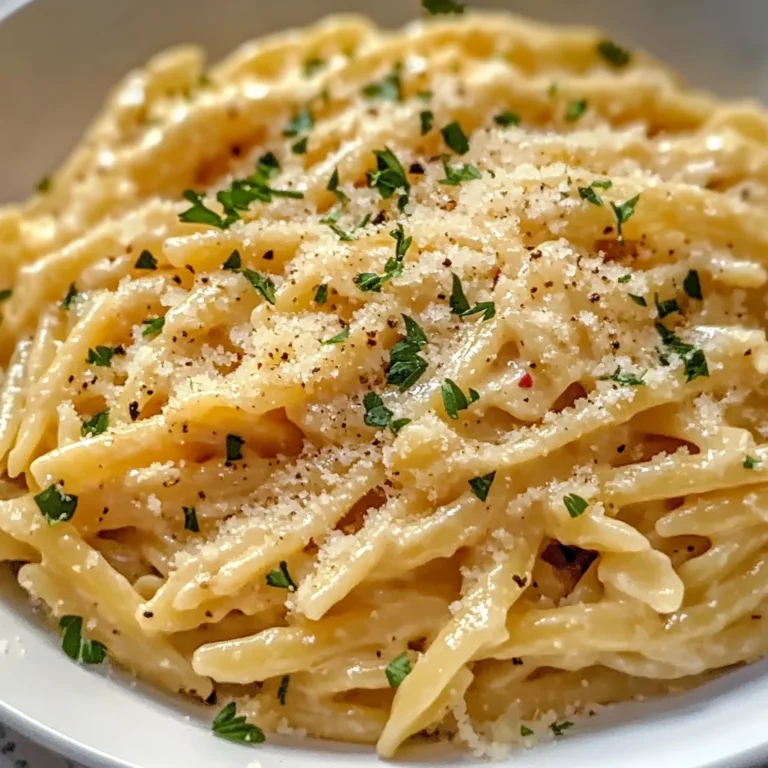 One Pot Creamy Garlic Pasta (Just 20 Minutes!)