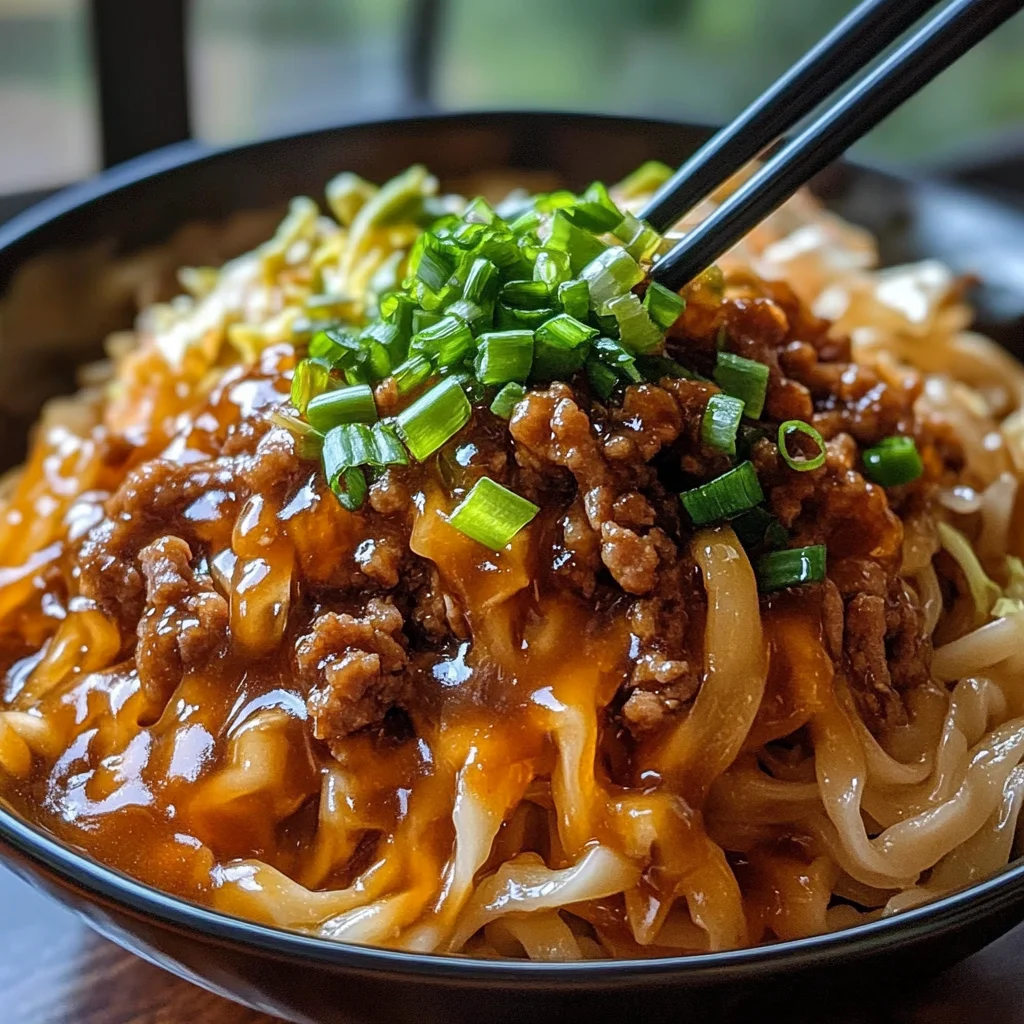 Potsticker Noodle Bowl