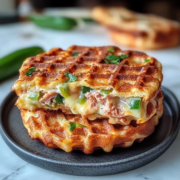 Savory Tuna Melt Chaffle