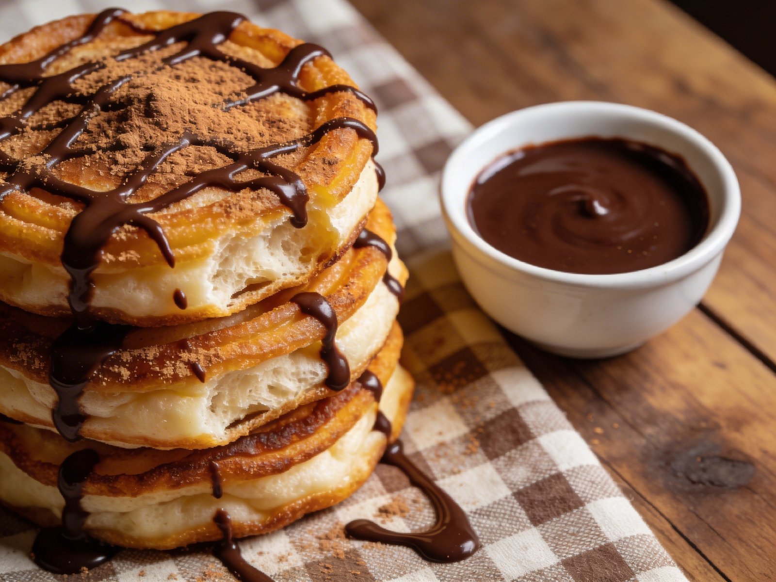 Spanish Churro-Inspired Pancakes A Breakfast Delight!