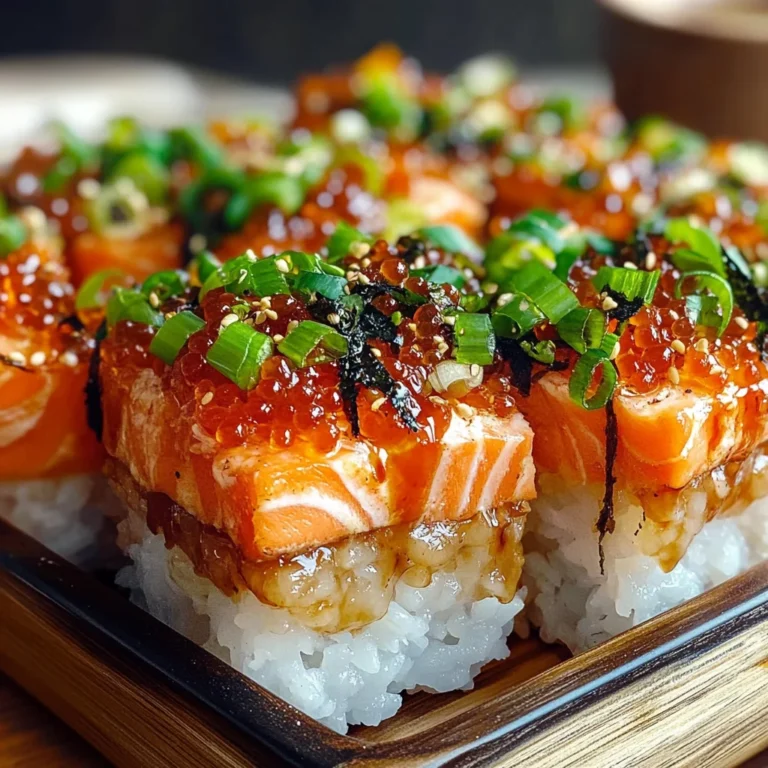 Spicy Salmon Sushi Bake Recipe
