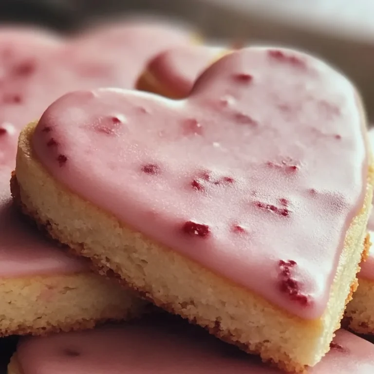Strawberry Shortbread Cookies