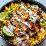 Street Corn Chicken Rice Bowl