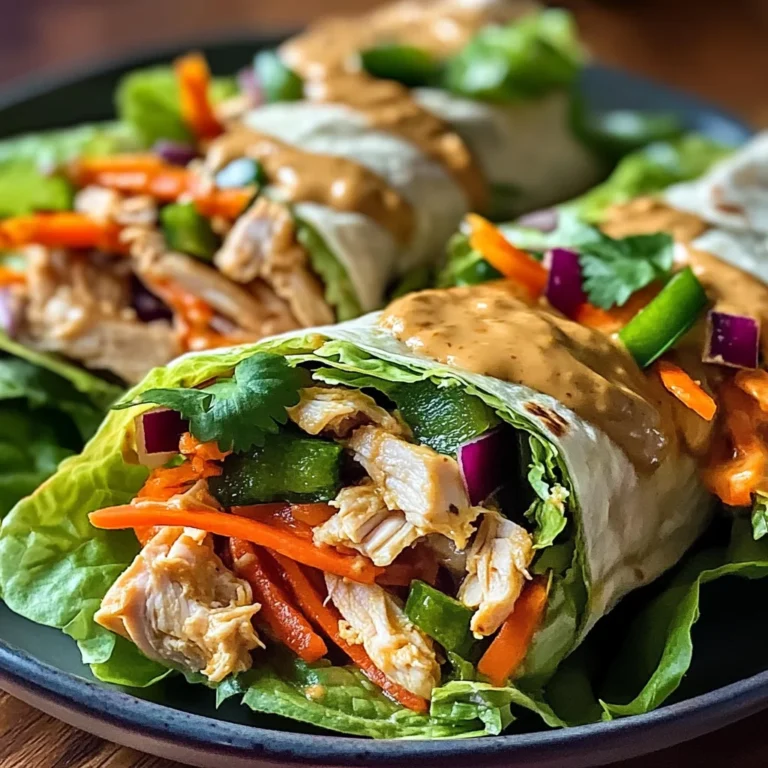 Thai Peanut Chicken Wraps: A Delicious, Easy Recipe!