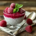 Vanilla Raspberry Chia Pudding