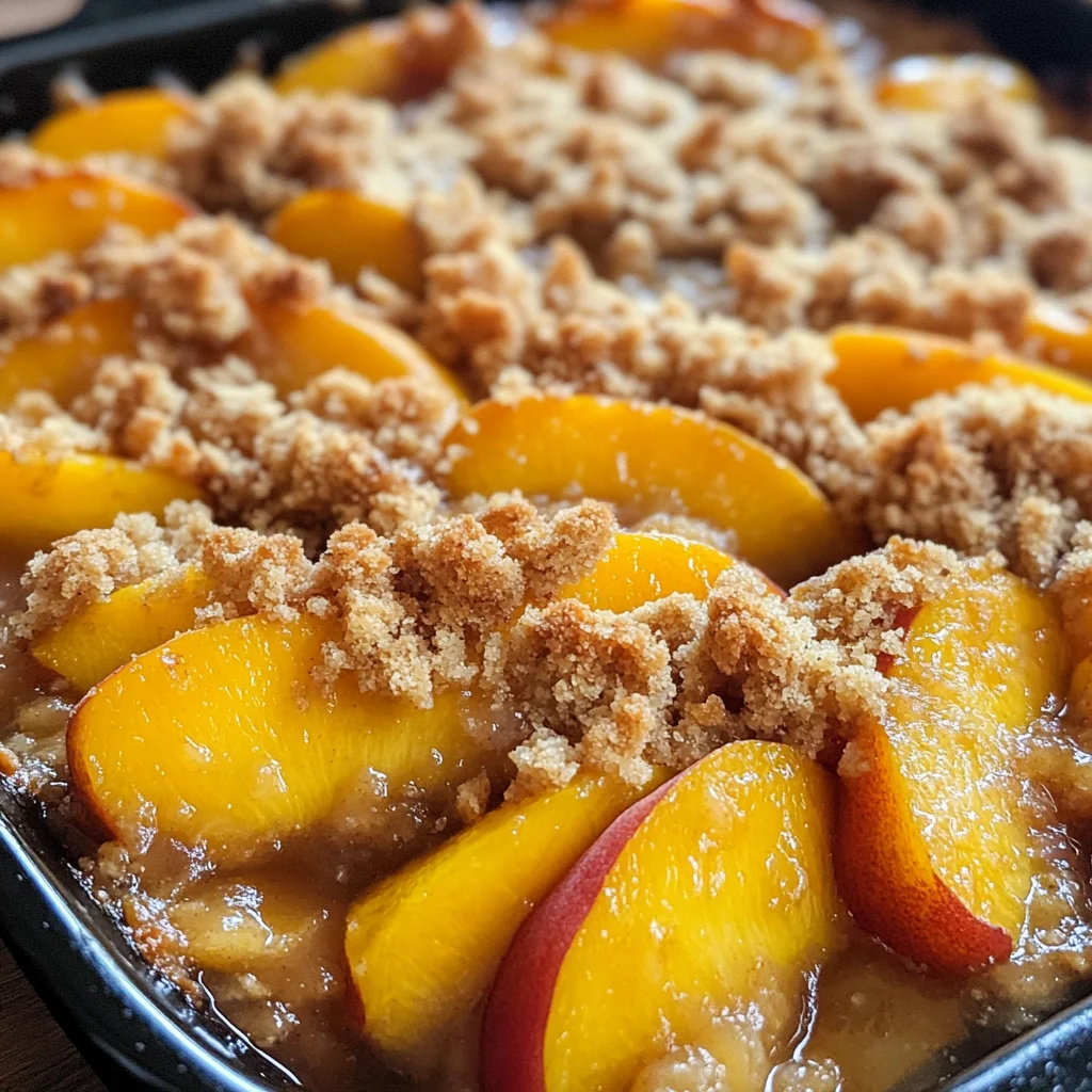 Amazing Peach Crisp with Fresh Peaches: 1 Secret Revealed