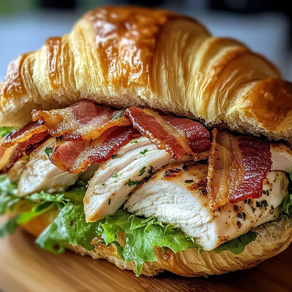 Bacon Chicken Croissant
