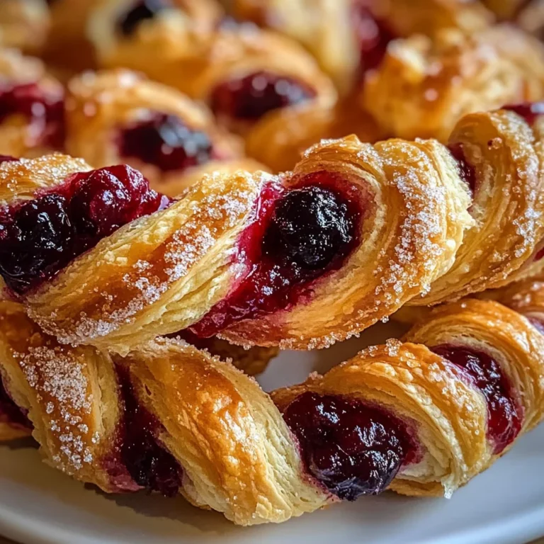 Berry Puff Twists