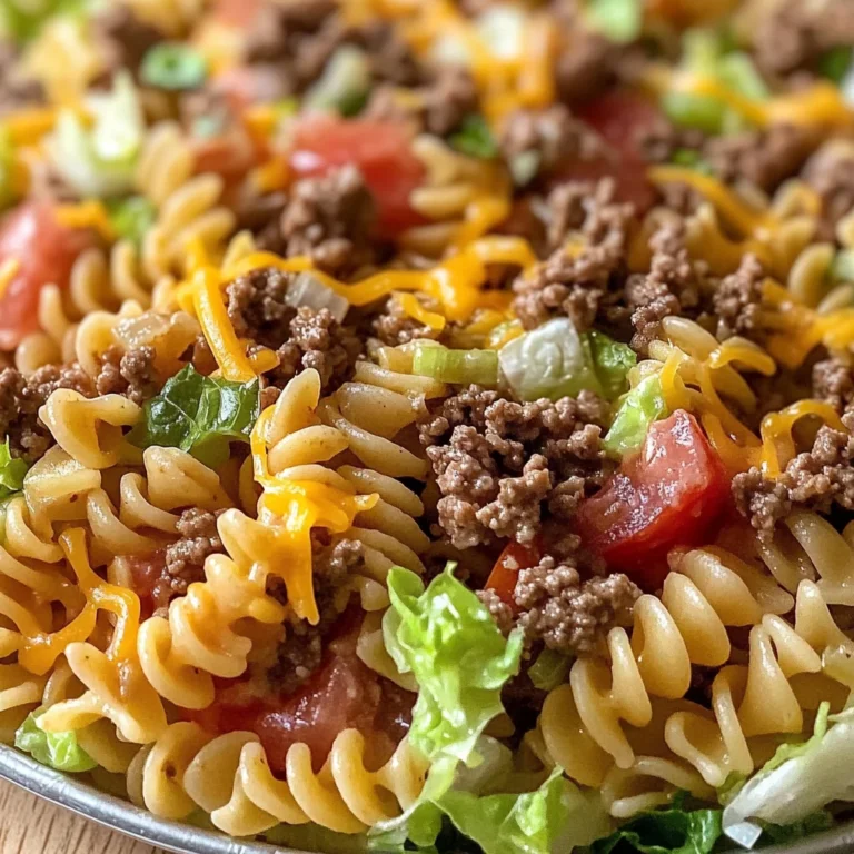 Big Mac Pasta Salad