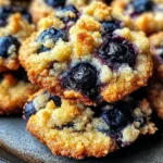 Blueberry Streusel Cookies