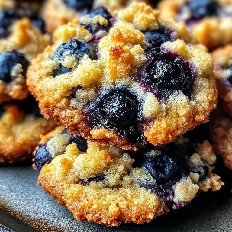 Blueberry Streusel Cookies