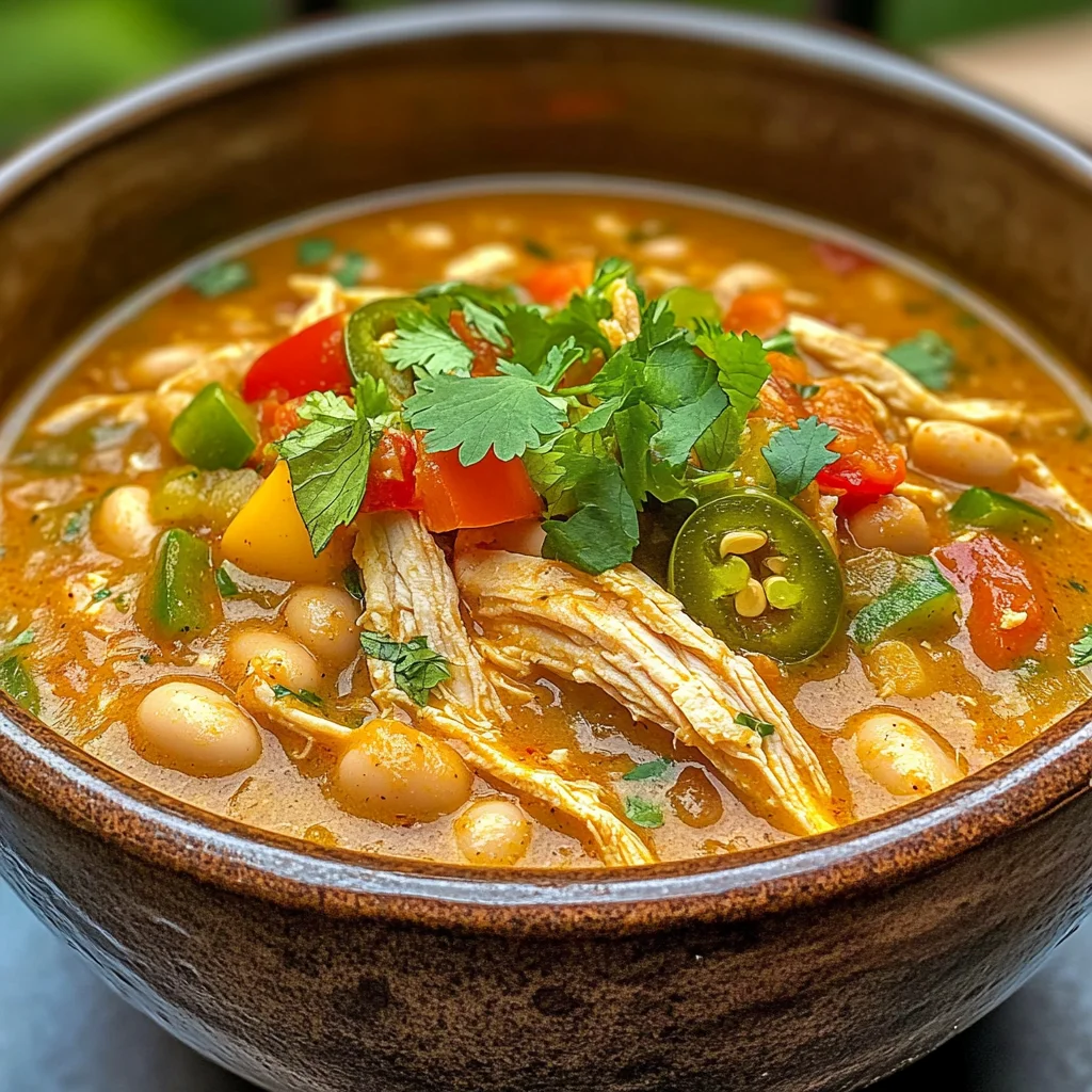 Cajun White Chicken Chili