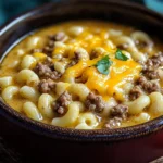 Cheeseburger Macaroni Soup