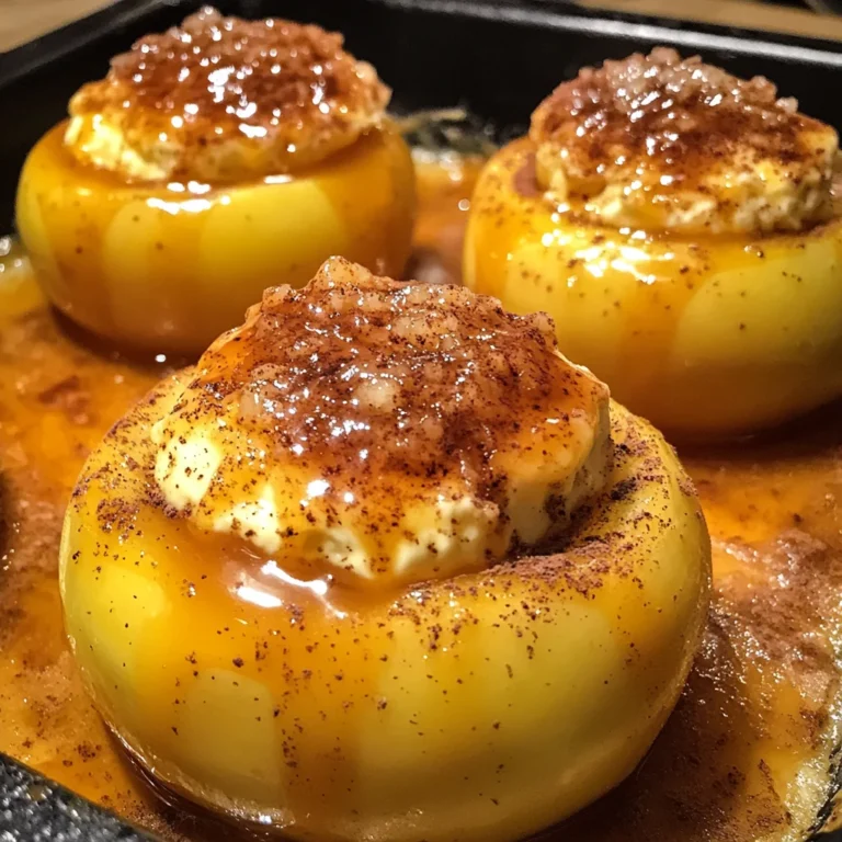 Cheesecake Stuffed Baked Apples
