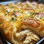 Cheesy Chicken Crescent Bake