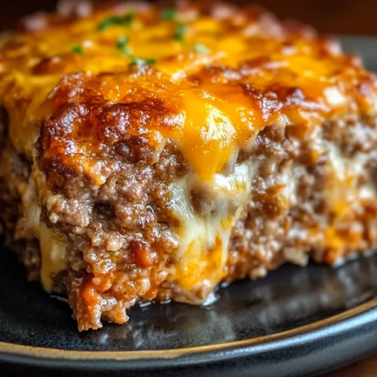 Cheesy Meatloaf Casserole