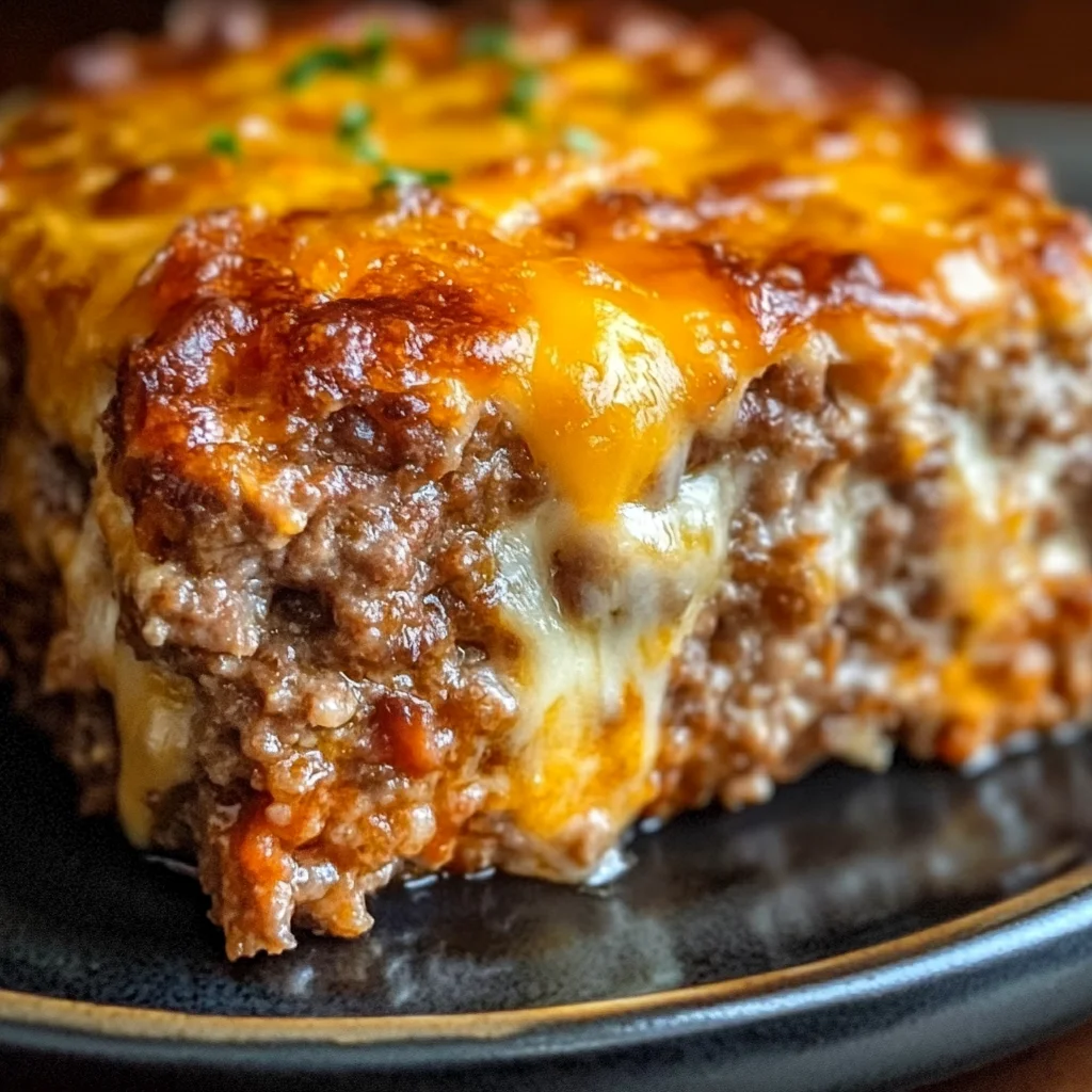 Cheesy Meatloaf Casserole